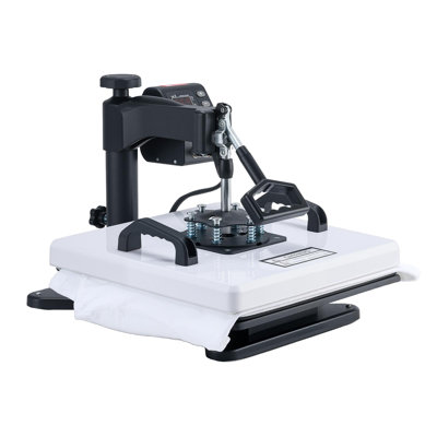 Heat Press Machine, 15 x 15 in, 8-in-1 Multifunction, 360° Swing Away, Heat Up Fast and Even, Digital Precise Control, Sublimation Press Machine for T-Shirts, Mugs, Tumblers, Caps, Plates