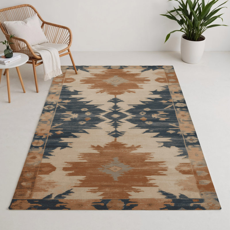 Tapis d'intérieur et d'extérieur surteint beige, Rectangulaire 3 pi x 5 pi