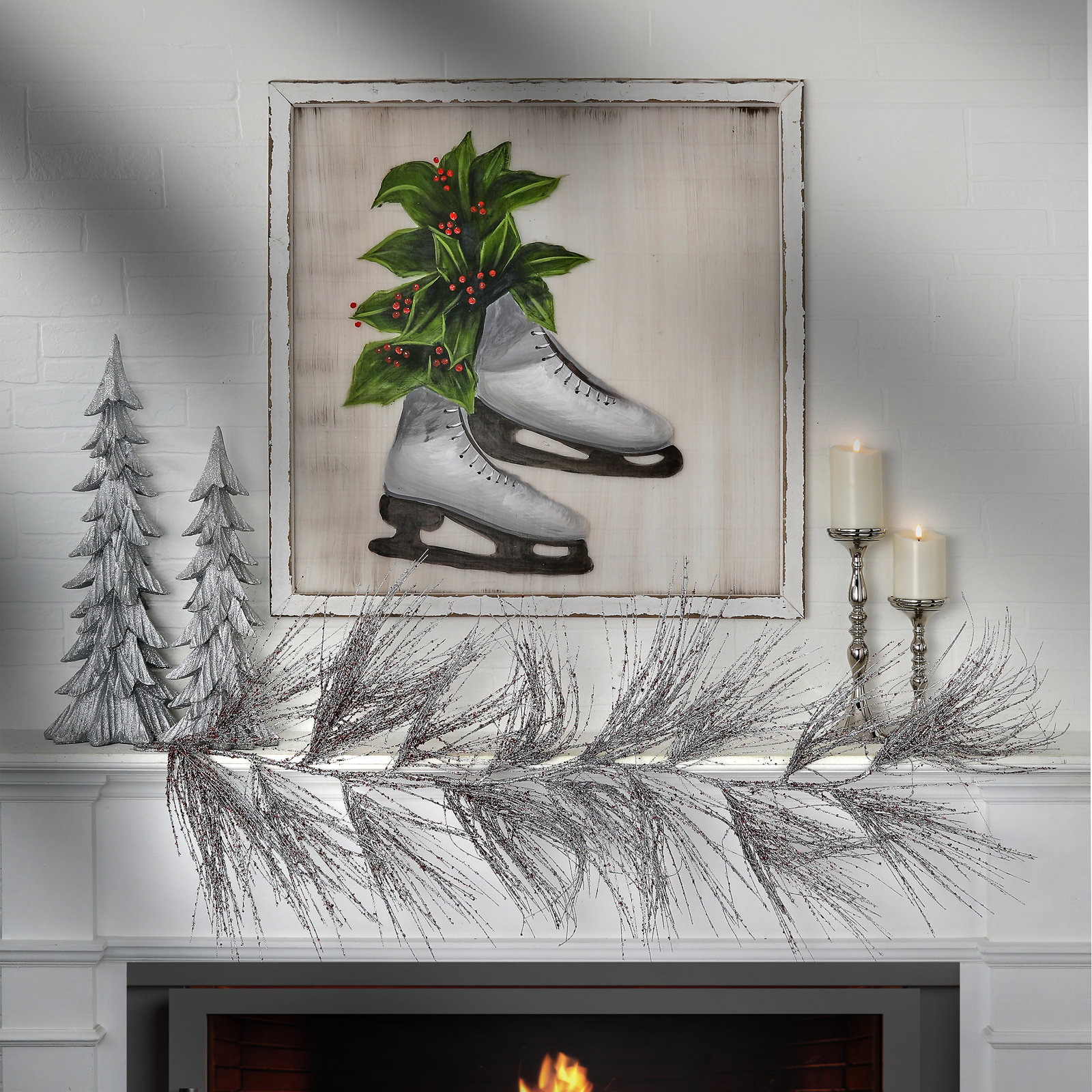 Christmas in the Village 48" Pine Garland