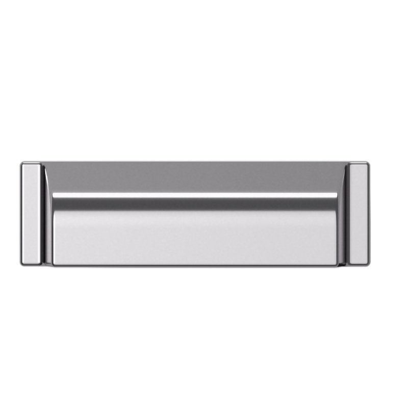 4421 Transitional Cup Pull, 4" CTC, Polished Chrome