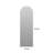 Led Full Body Wall Mirror, Silver 3-color Dimmable Lighting Shatterproof Dressing Mirror, Anti-oxidation Hd Mirror For Bathroom Dressing Room