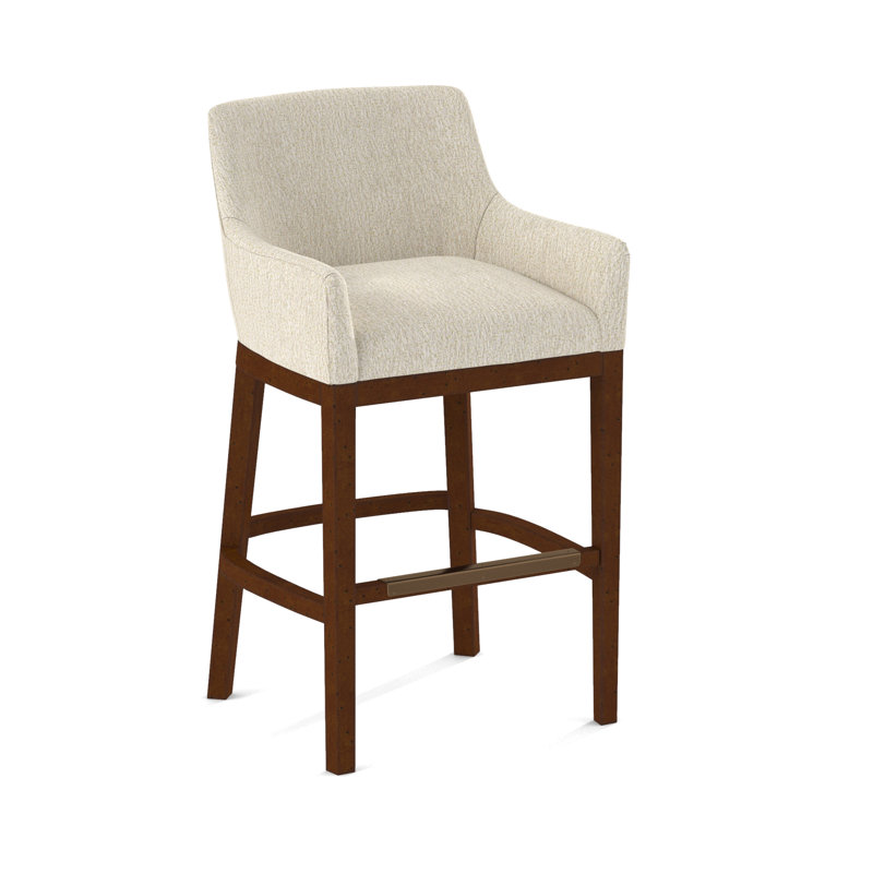 Upholstered Stool, Espresso, 61606-88