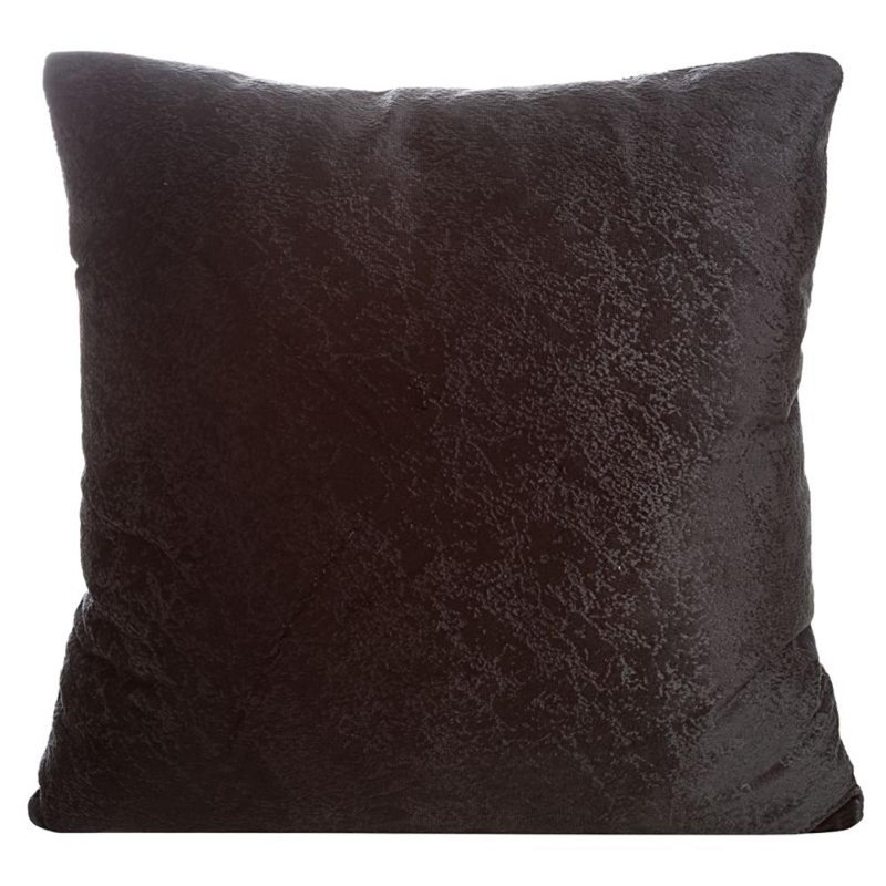 Microfiber Square Pillow Case, Black