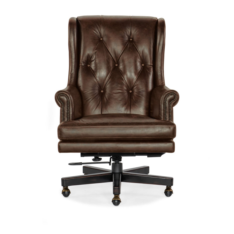 Ailanny Genuine Leather Swivel/Tilt Executive Chair