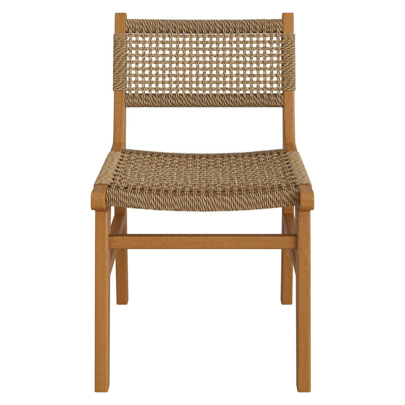 Chaise d'extérieur en bois de teck Rowe