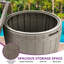 Boîte de rangement ronde 33 gallons-71164717