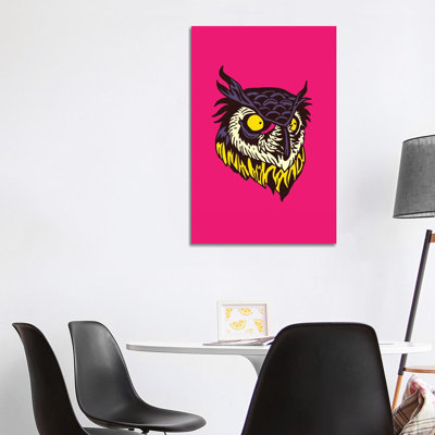 Owl 1 Piece Wall Art on Canvas