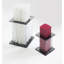 Glacier Faux Glass Straw Holder - 4 3/4" X 4 3/4" X 5 1/2"