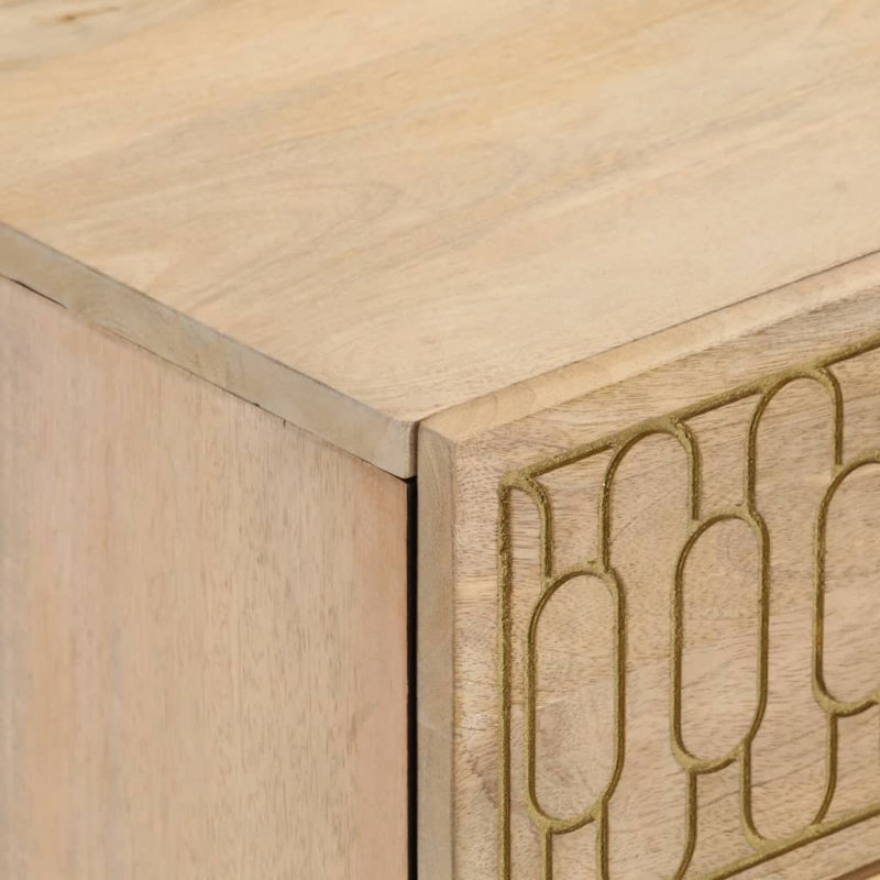 Phennicie 40cm W Solid + Manufactured Wood Bedside Table