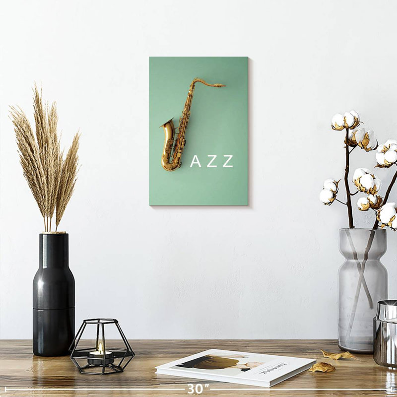 Abarca Jazz Saxophone, H 12 po x l 8 po