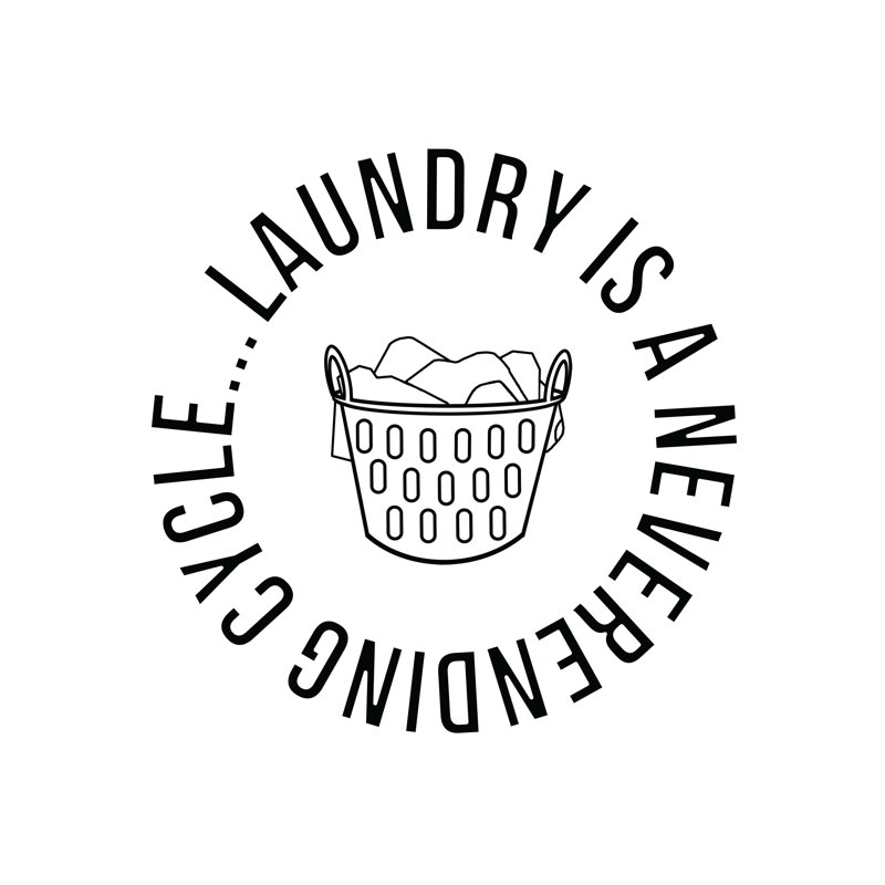 Laundry Cycle - Wrapped Canvas Print, 76cm H x 76cm W x 3.8cm D