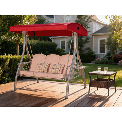 Housse de balançoire de remplacement pour balancelle de patio 3 places, housse de balancelle imperméable et résistante aux rayons UV pour terrasse de jardin de 75,2 x 47,2 po