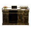 Bureau de réception rectangulaire en bois manufacturé Retro