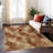 Machine Washable Indoor/Outdoor Chantille ACN2424 Abstract Rug-223409725