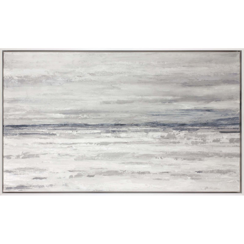Coastal Grays Print by Lawrence Behunek