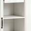 Élégante armoire de rangement pour le bureau personnel et la cuisine avec tablettes réglables et portes de grange rustiques-1144536077