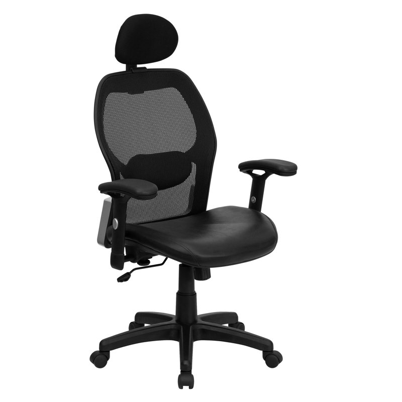  Chaise de travail en filet Super, Noir