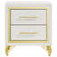 Table de chevet 2 tiroirs Chesney