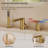 Single Handle Deck Mounted Roman Tub Faucet with Hand Shower & Swivel Spout-122811696