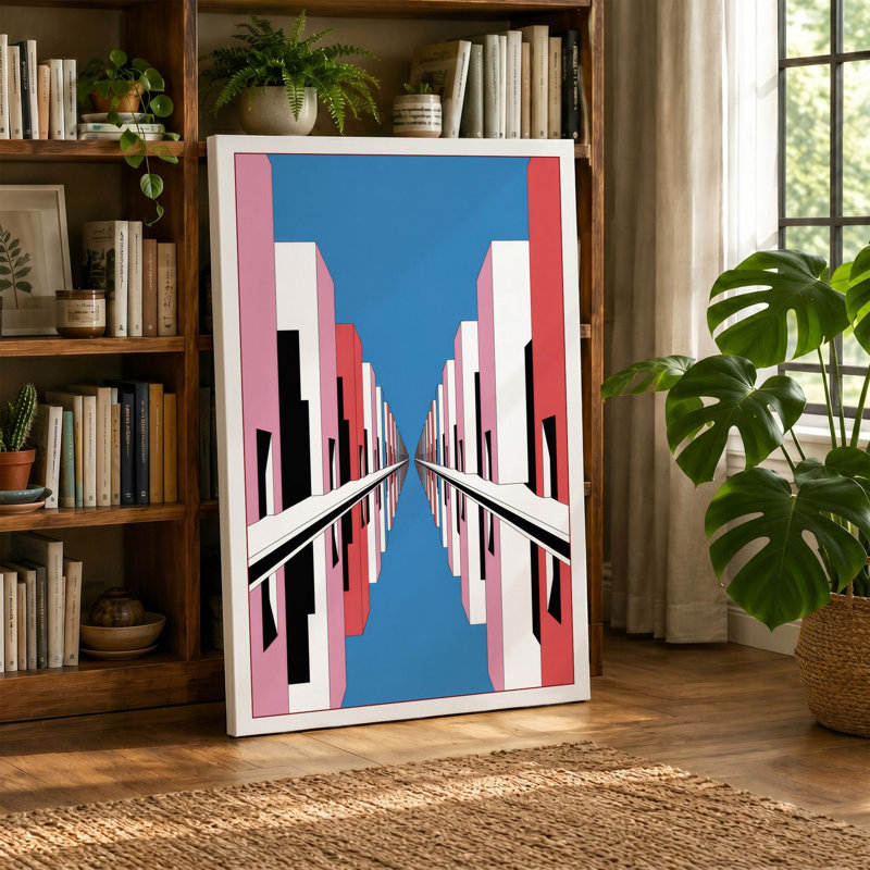 Print, 24x16 - 61.0 x 40.6 cm, Teal Border