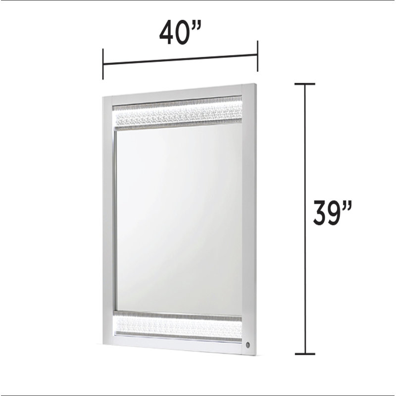 Glam Modern Style Mirror Made With Wood(INCLUDES MIRROR ONLY)