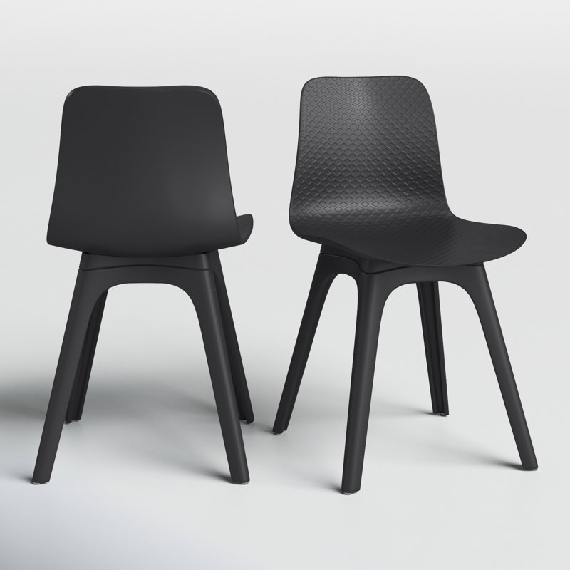 Brin 17.9'' H Side Chair, Black