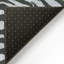 Tapis gris tissé à la machine-376097549