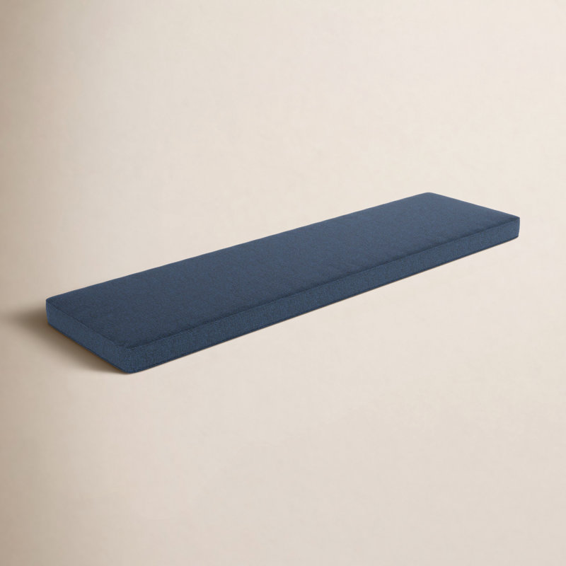 Coussin de siège Jayapura Sunbrella® intérieur / extérieur, Spectre indigo Sunbrella®, L 65 po x P 18 po