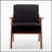 Accent Chair with Velvet Upholstery and Solid Wood Frame, Classic Mid-Century Modern Living Room Furniture for Extra Seating-700613189