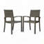 Chaises de salle à manger d'extérieur en bois, fauteuil club-980550005
