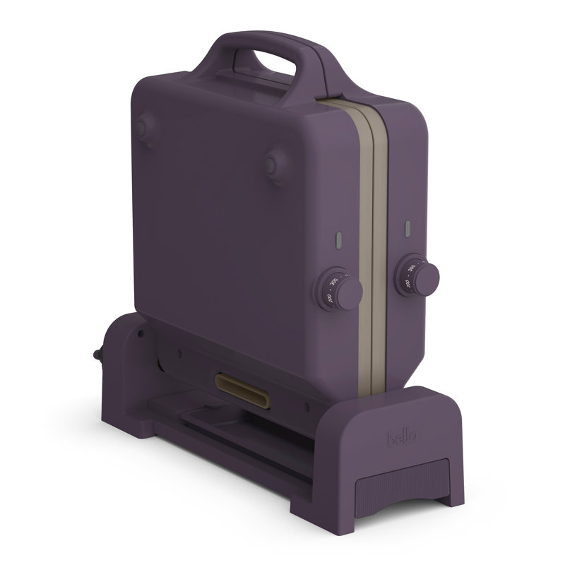 Bella Fold & Store Dual Temp Griddle, Plum