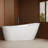 55'' x 27.55'' Freestanding Soaking Acrylic Bathtub