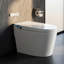 Toilettes bidet intelligentes avec couvercle à ouverture automatique, siège chauffant et séchoir à air chaud