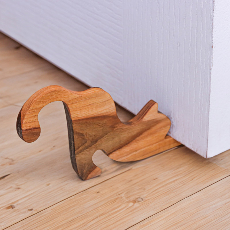 Thanvi Wood Wedge Floor Stop