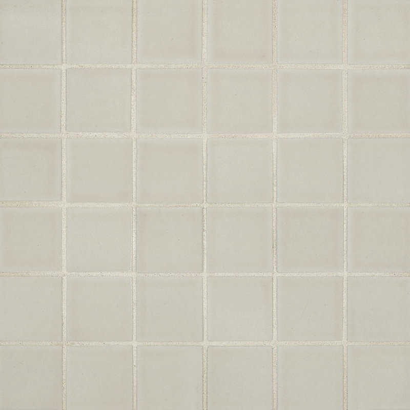True 2" x 2" Porcelain Grid Mosaic Sheet Tile, Canvas