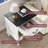 19"W Farmhouse Nightstand with Drawer and Open Shelf, Wood White End Table Living Room, Farmhouse Style Bedside Table for Bedroom for Kids, Adults-60588819