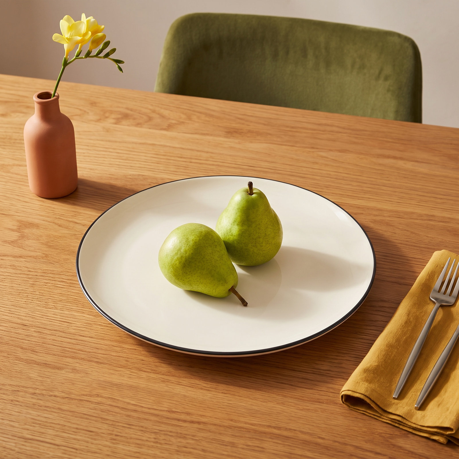 Noritake Colorwave Round Platter, Graphite
