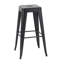 Tabouret à hauteur de comptoir de 30 pouces, ensemble de 2 tabourets de bar en métal sans dossier, non empilable, amovible et facile à assembler, conception peu encombrante pour îlot de cuisine / bar / café / salle à manger-1423735728-1423735730-1423735753