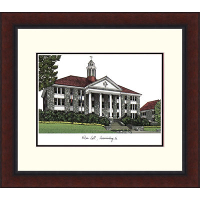NCAA James Madison Dukes Legacy Alumnus Lithograph Picture Frame