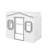 Twin House Loft Bed With Ladder-1840941156