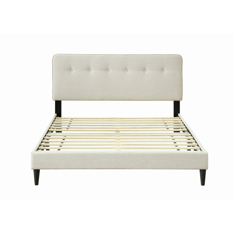 Upholstered Bed In A Box W/ USB, Lit double