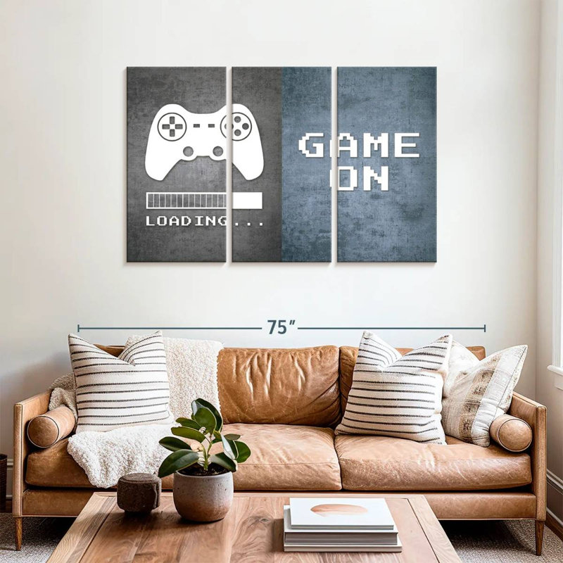 'Loading Game On, 36" H x 57" W