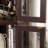 Lighted Accent Cabinet with Glass Doors and Adjustable Shelving