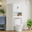 Armoire de rangement au-dessus de la toilette