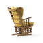 Chaise berçante et repose-pieds Azariyah Konfor-745961577-770435517