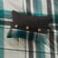 Ensemble d'édredon à motif écossais 7 pièces avec draps bleu sarcelle / noir-126579475