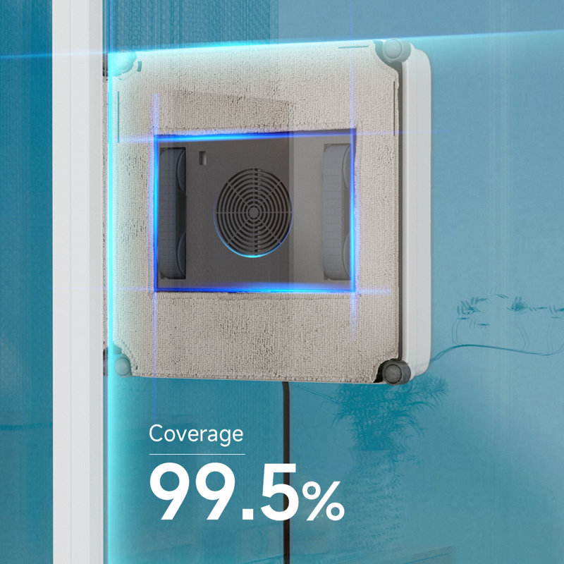 Smart Glass Cleaner avec navigation automatique
