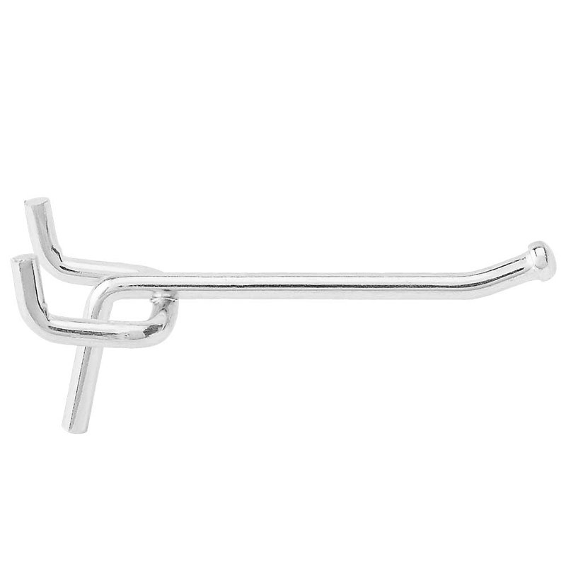 Risborough Steel Pegboard Hooks, 1" H x 1" W x 3" D