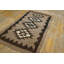 Antique Navajo Small Scatter Size Wool Black, Grey Rug