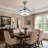 36'' Ceiling Fan with LED Lights